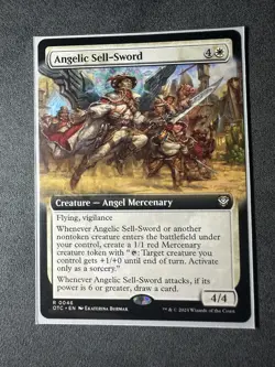 Angelic Sell-Sword Extended Art - OTC Commander - Angel Mercenary - Image 3