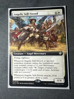 Angelic Sell-Sword Extended Art - OTC Commander - Angel Mercenary - Image 4