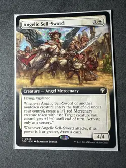Angelic Sell-Sword Extended Art - OTC Commander - Angel Mercenary - Image 5
