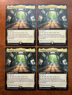 4x Abstergo Entertainment Ext. Art Lot MTG Assassin’s Creed NM-M 171 - Image 1