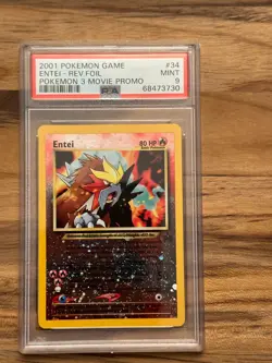 Pokemon Black Star Entei Promo #34 PSA 9 # 68473730 - Image 2