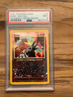 Pokemon Black Star Entei Promo #34 PSA 9 # 68473730 - Image 3