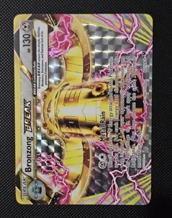 Bronzong BREAK 62/124 Rare BREAK Holo XY - Fates Collide Pokemon Card NM - Image 1