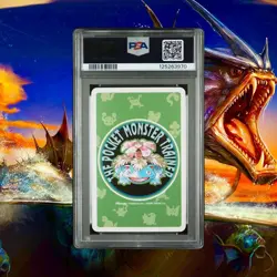 1996 Pokemon Green P/C Gyarados 2 of Hearts PSA 9 - Image 2