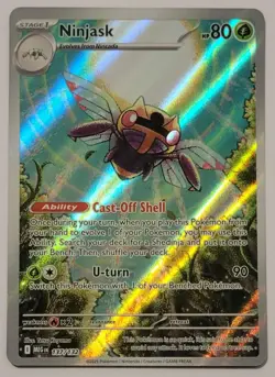 NINJASK 137/132 ILLUSTRATION RARE MEGA EVOLUTION POKEMON NM - Image 1