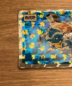 Pokemon TCG pokemon cards Japanese Japan Holo Blastoise Top Sun Topsun No.009 - Image 3