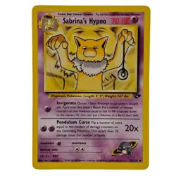Sabrina's Hypno 56/132 Gym Challenge Pokemon Card WOTC Vintage 2000 English - Image 1