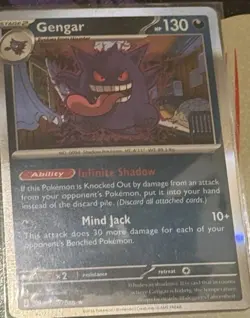 Pokemon Gengar Sv: Scarlet & Violet 151 Reverse Holo Rare 094/165 English 130 HP - Image 1