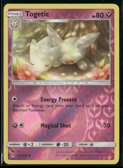 Togetic 137/214 Reverse Holo - Pokemon TCG SM - Unbroken Bonds - Image 1