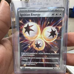 Ignition Energy Pokemon TCG 124/094 Me02: Phantasmal Flames Ultra Rare Holo - Image 1