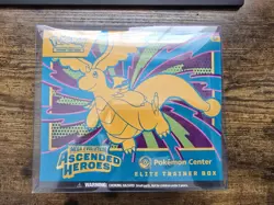 Pokemon TCG Ascended Hero’s Pokemon Center Etb New Sealed - Image 1