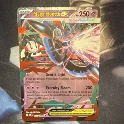 Nintendo Pokemon TCG Holo EX Lot: Mega Floette 035/086 + Krookodile 055/086 - Image 1