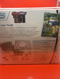 🔥 Pokemon TCG -Scarlet&Violet 151 Elite Trainer Box - New/Sealed w/Protector ⁉ - Image 2