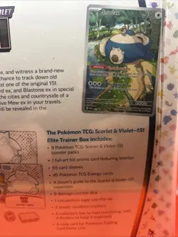 🔥 Pokemon TCG -Scarlet&Violet 151 Elite Trainer Box - New/Sealed w/Protector ⁉ - Image 4
