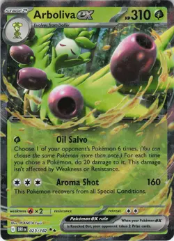 Arboliva ex 023/182 Double Rare Holo SV10: Destined Rivals NM Pokemon - Image 1