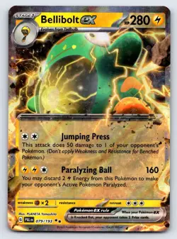 Bellibolt ex 079/193 Double Rare Paldea Evolved Pokemon Near Mint - Image 1