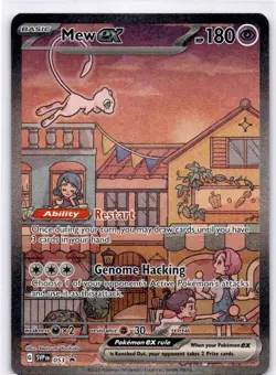 MEW EX 053 HOLO PROMO SCARLET & VIOLET PROMO POKEMON LIGHTLY PLAYED - Image 1