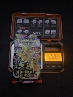🔥🔥HEAVY🔥🔥22.83g Ascended Heroes Booster Pack Sealed Pokemon Tcg GOD PACKUU - Image 1