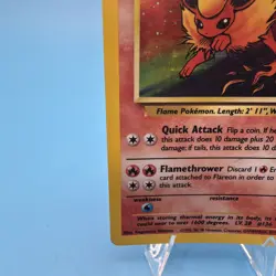Flareon 3/64 Jungle Holo Rare Unlimited 1999 Wizards Pokemon TCG English LP - Image 5