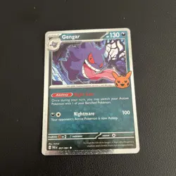 Gengar (Cosmos Holo) 057/091 Holo Trick or Trade 2024 PAF Pokemon - Image 1