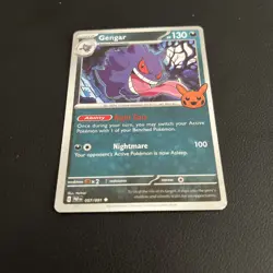 Gengar (Cosmos Holo) 057/091 Holo Trick or Trade 2024 PAF Pokemon - Image 2