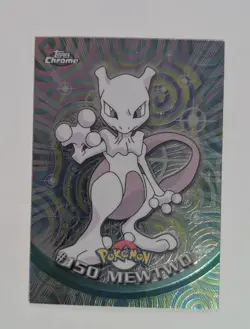 POKEMON TOPPS CHROME MEWTWO #150 LP/NM - Image 1