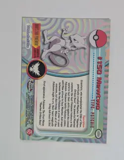 POKEMON TOPPS CHROME MEWTWO #150 LP/NM - Image 2