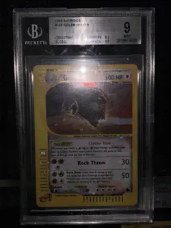 Golem 148/144 Skyridge Holo BGS 9 Mint Swirl Crystal Pokemon Vintage - Image 2