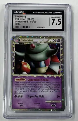 Pokemon TCG CGC 7.5 Slowking (2010) Undaunted 85/90 Holo - Image 1