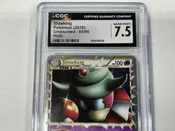 Pokemon TCG CGC 7.5 Slowking (2010) Undaunted 85/90 Holo - Image 5