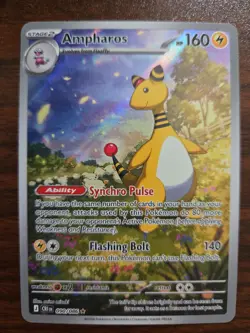 Pokemon Ampharos 90/86 Chaos Rising Illustration Rare Near Mint English - Image 1