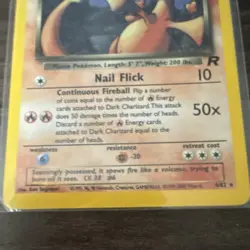 Pokemon TCG Dark Charizard Team Rocket Holo Rare Unlimited English 80 HP 4/82 - Image 2