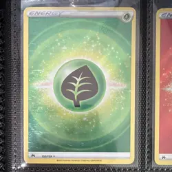 Pokemon TCG Crown Zenith Basic Grass Energy 152/159 - Holo and Texture - Image 1