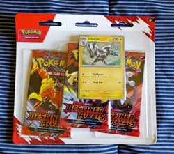 Pokemon TCG: Scarlet & Violet - Destined Rivals 3 Pack Blister New Sealed - Image 1