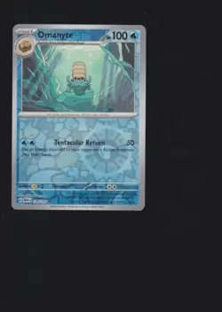 Pokemon TCG #138/165 Omanyte Reverse Holo Black Bolt - Image 1