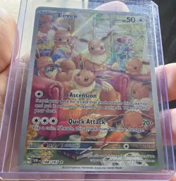 The Pokemon Company Eevee 188/167 Twilight Masquerade Holo Illustration Rare EN - Image 1