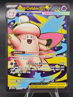 Pokemon TCG: MEGA CLEFABLE ex Full Art Ultra Rare #103/088 – ME03 Perfect Order - Image 1