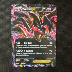Pokemon Yveltal EX 79/146 XY Ultra Rare Holo Basic 170 HP English - Image 3