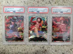 Sabo, Luffy, Ace Winner Set Psa 10 One Piece (2nd Anniversary Tournament) - Image 1