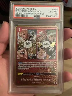 In Two Years!! At the Sabaody Archipelago!! (One Piece Japanese Version PSA 10 - Image 1