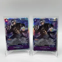 2x Trafalgar Law ST10-010 - One Piece TCG English Playset Purple Enel - Image 1