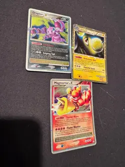Pokemon TCG Holo LV.X 3 Card Lot - Drapion Magmortar Lanturn Platinum 2009 - Image 1