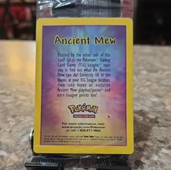 Factory Sealed Pokemon Ancient Mew Holo Promo Card 2000 English - Image 2