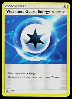Pokemon Card Unified Minds Weakness Guard Energy 213/236 Uncommon - Image 1