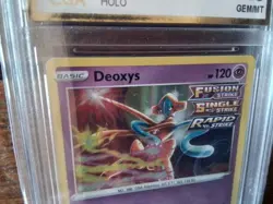 Pokemon Cards promo sr v deoxys ar gx vmax secret 120/264 ex graded art card b25 - Image 2