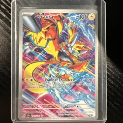 Pokemon TCG Zeraora Stellar Crown Holo Card 151/142 - Image 1
