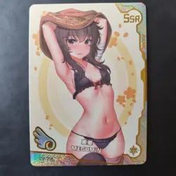 Megumin - SSR-018 - SSR - FOIL - Goddess Story Girl Party Waifu Card - Image 1
