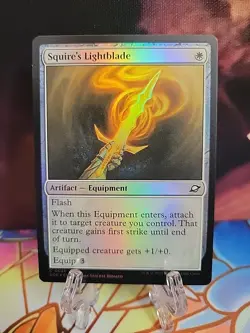 Squire's Lightblade *FOIL Common* Magic MtG x1 Edge of Eternities - Image 1