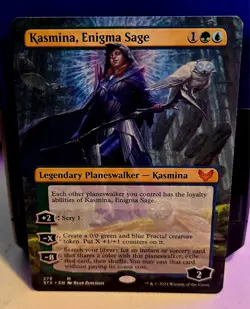 magic the gathering - Kasmina, Enigma Sage - Legendary Planeswalker - Mythic - Image 1