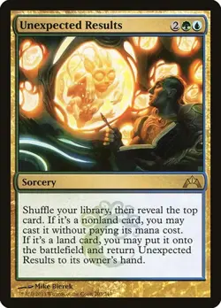 Unexpected Results - Foil Gatecrash MP MTG - Image 1